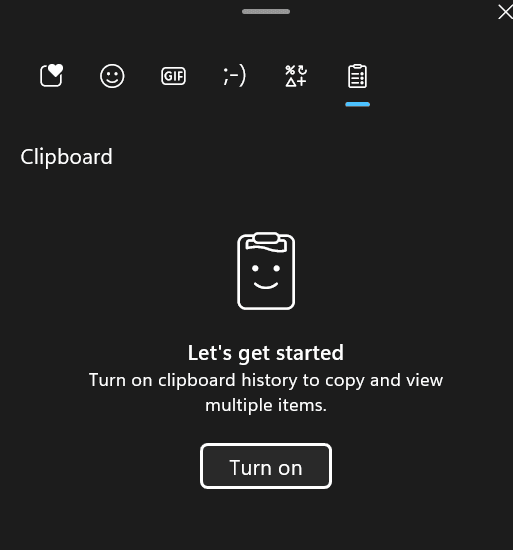 Enable Windows Clipboard