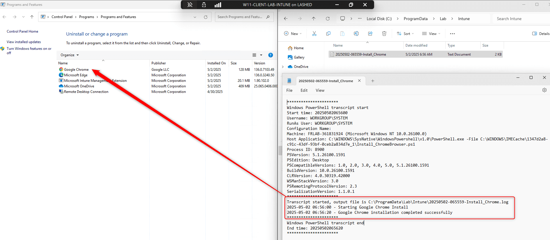 Second Enrollment VM 3