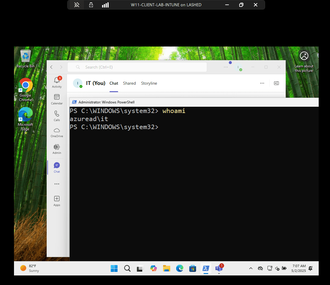 Second Enrollment VM 4