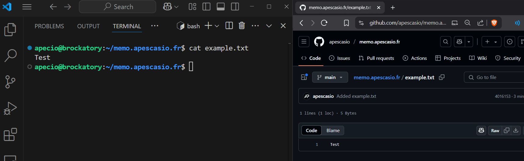 First git push from Local PC 2