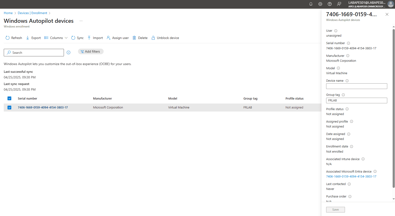 Creating an Autopilot profile 12