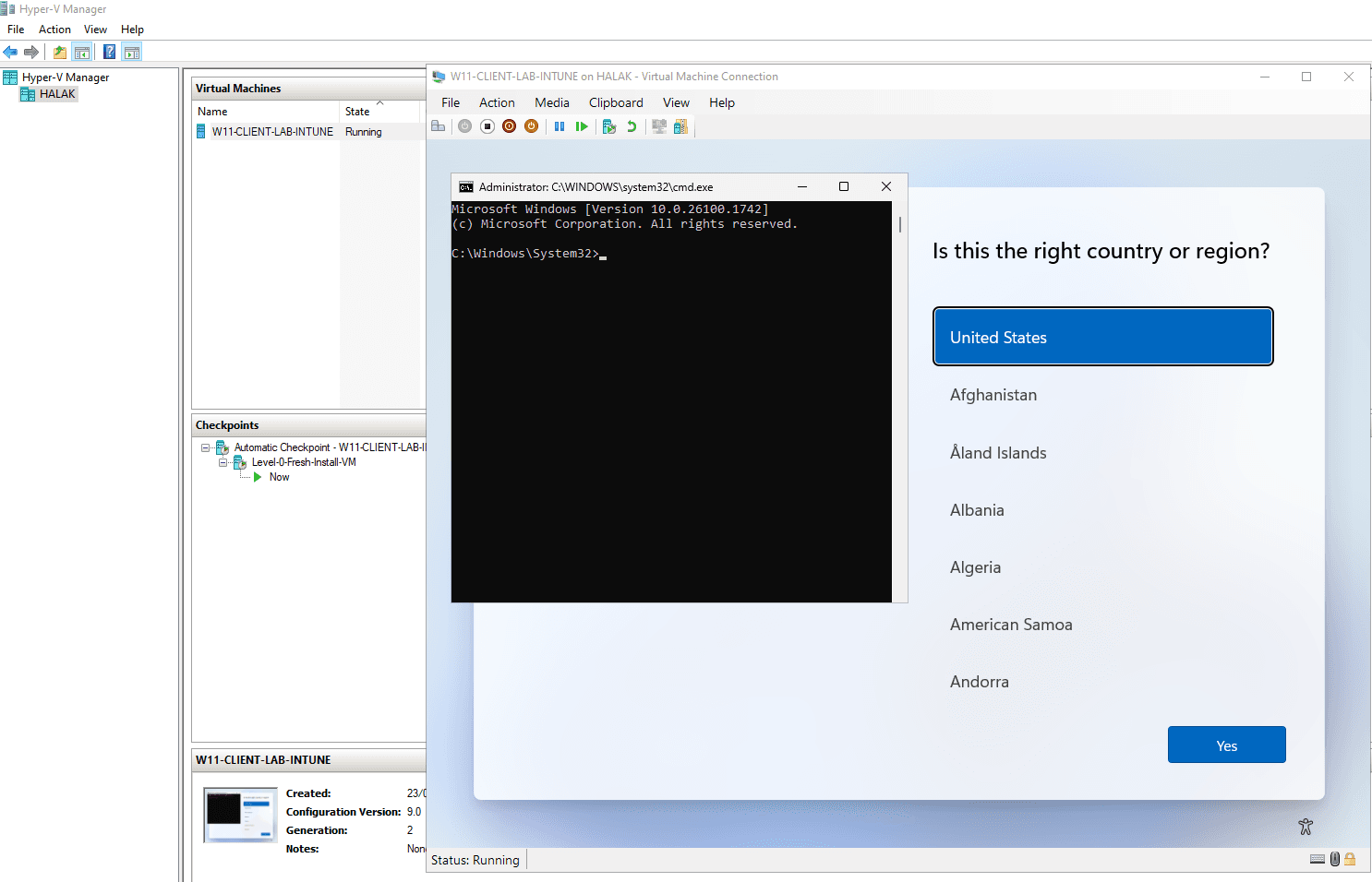 Creating an Autopilot profile 6