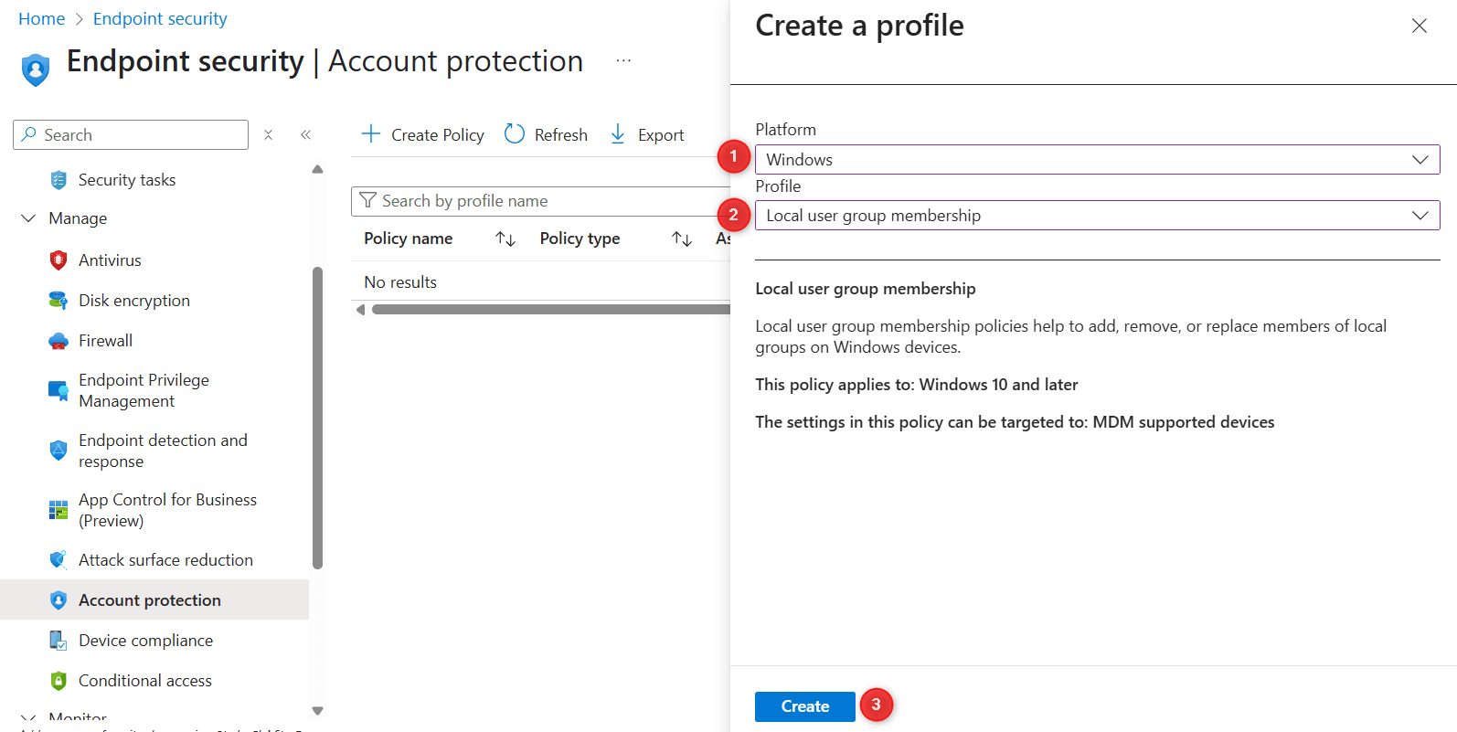 Group Admin Policy Intune Lab 2