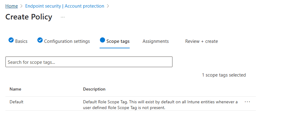 Group Admin Policy Intune Lab 6