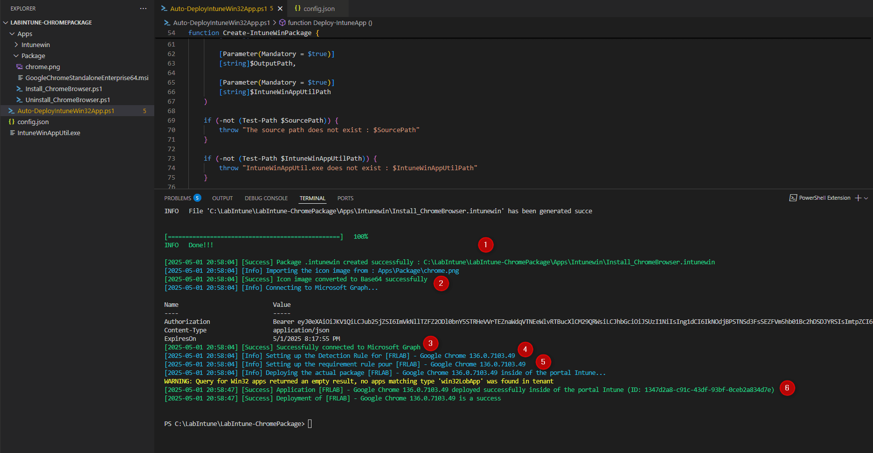 Creación de package lab Intune 1