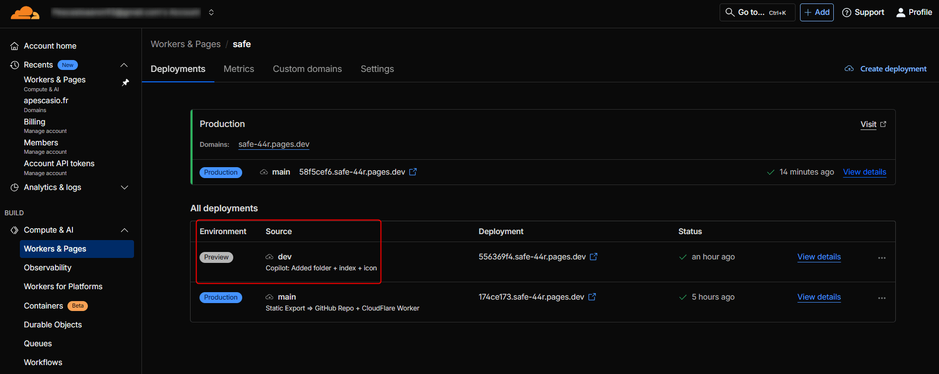 FOUR Cloudflare Dev Link