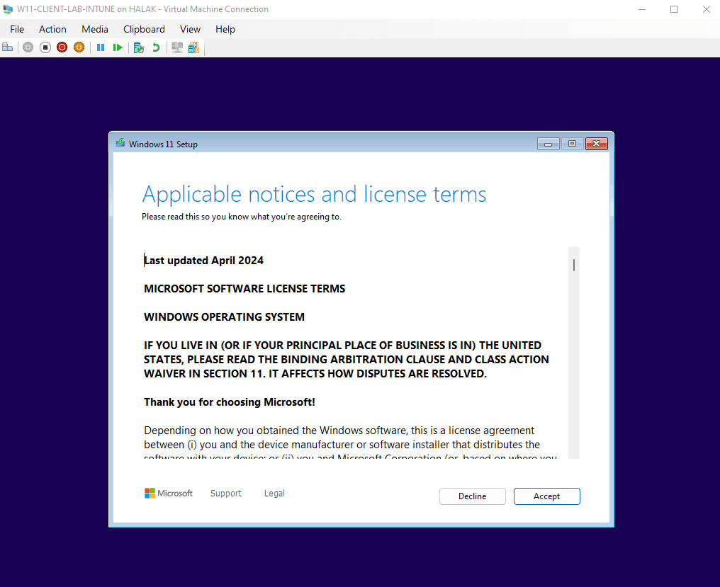 Administrador de Conmutadores Hyper-V - Iniciar VM 6