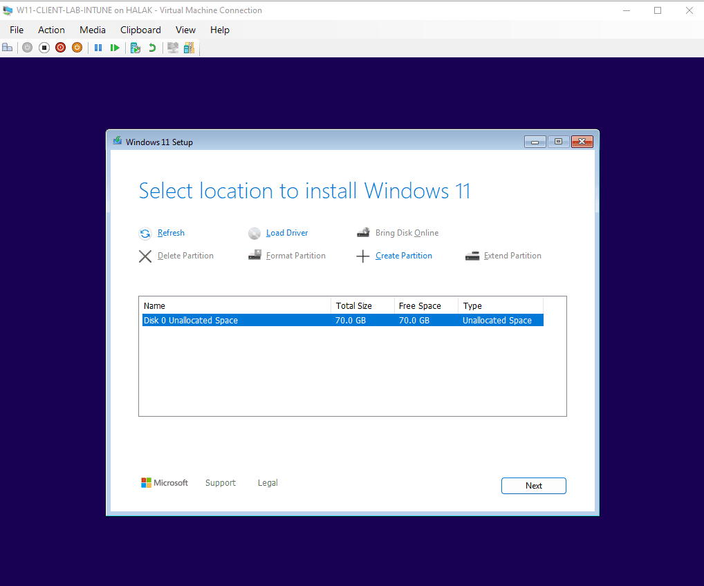 Administrador de Conmutadores Hyper-V - Iniciar VM 7